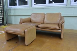 Designer Sofa De Sede DS61 aus Büffelleder