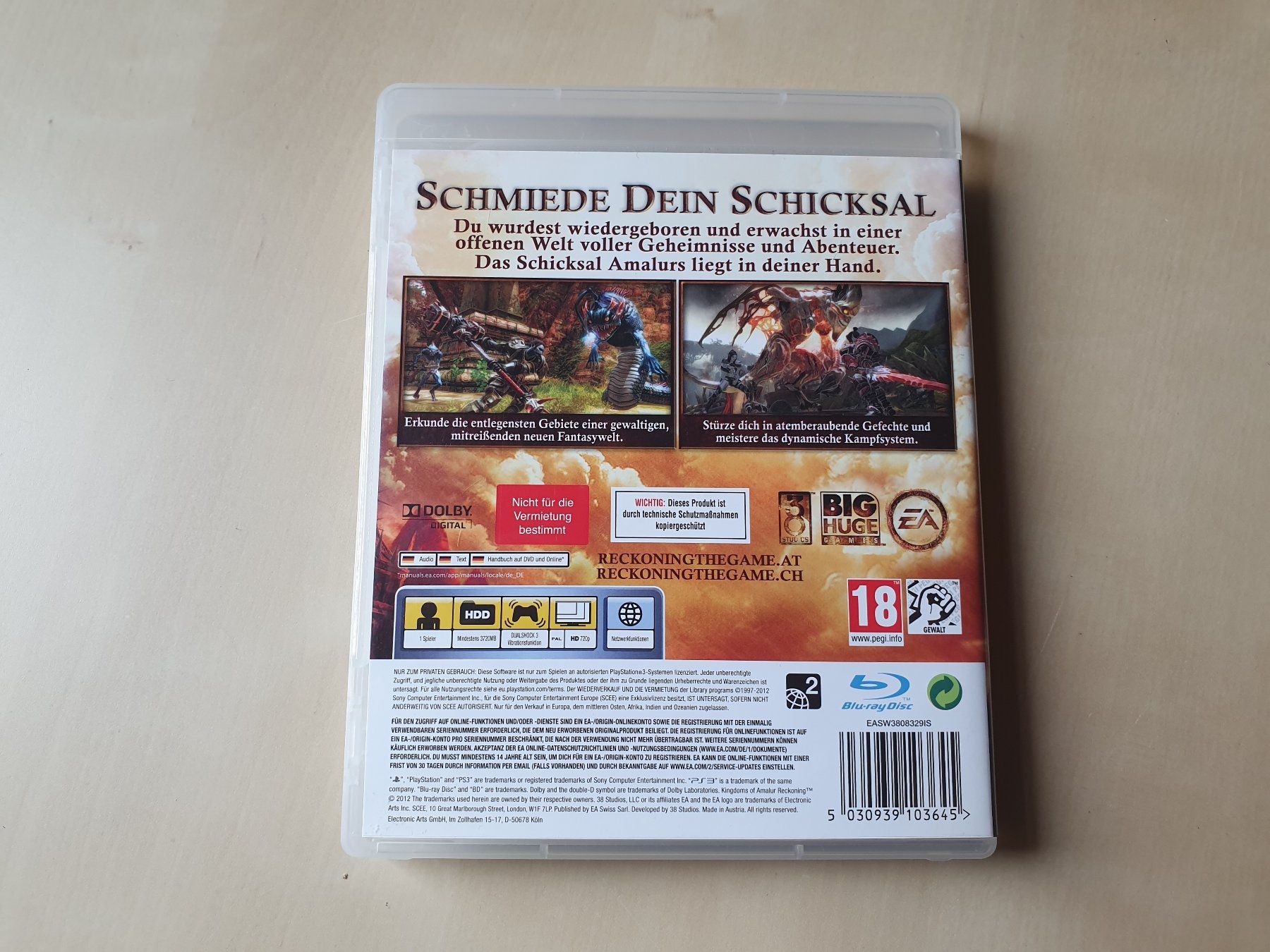 Sony Spiele: Kingdoms of Amalur Reckoning – Gebraucht aus Stansstad von collectorsshop 1