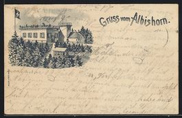 Litho Albishorn, Aussichtspunkt mit Schw