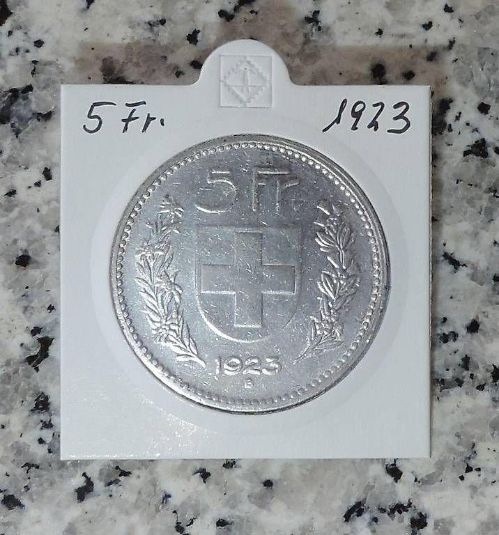 Tutti le monete: 5 Franken 1923 – Usato da Gommiswald venduto da Malediven2025