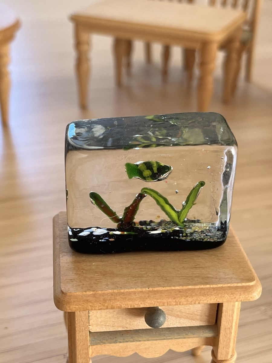 Case e mobili per bambole: Mini aquarium pour maison de poupée  – Usato da Euseigne venduto da so.ART 2