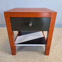 Vintage Design Night Stand, Nachttisch Holz Designmöbel
