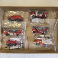 Herpa u. Andere Feuerwehr Modellautos Set 6 Fahrzeuge neu