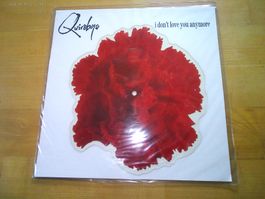 QUIREBOYS I Don't Love You Anymore SHAPE PICTURE DISC UK1990