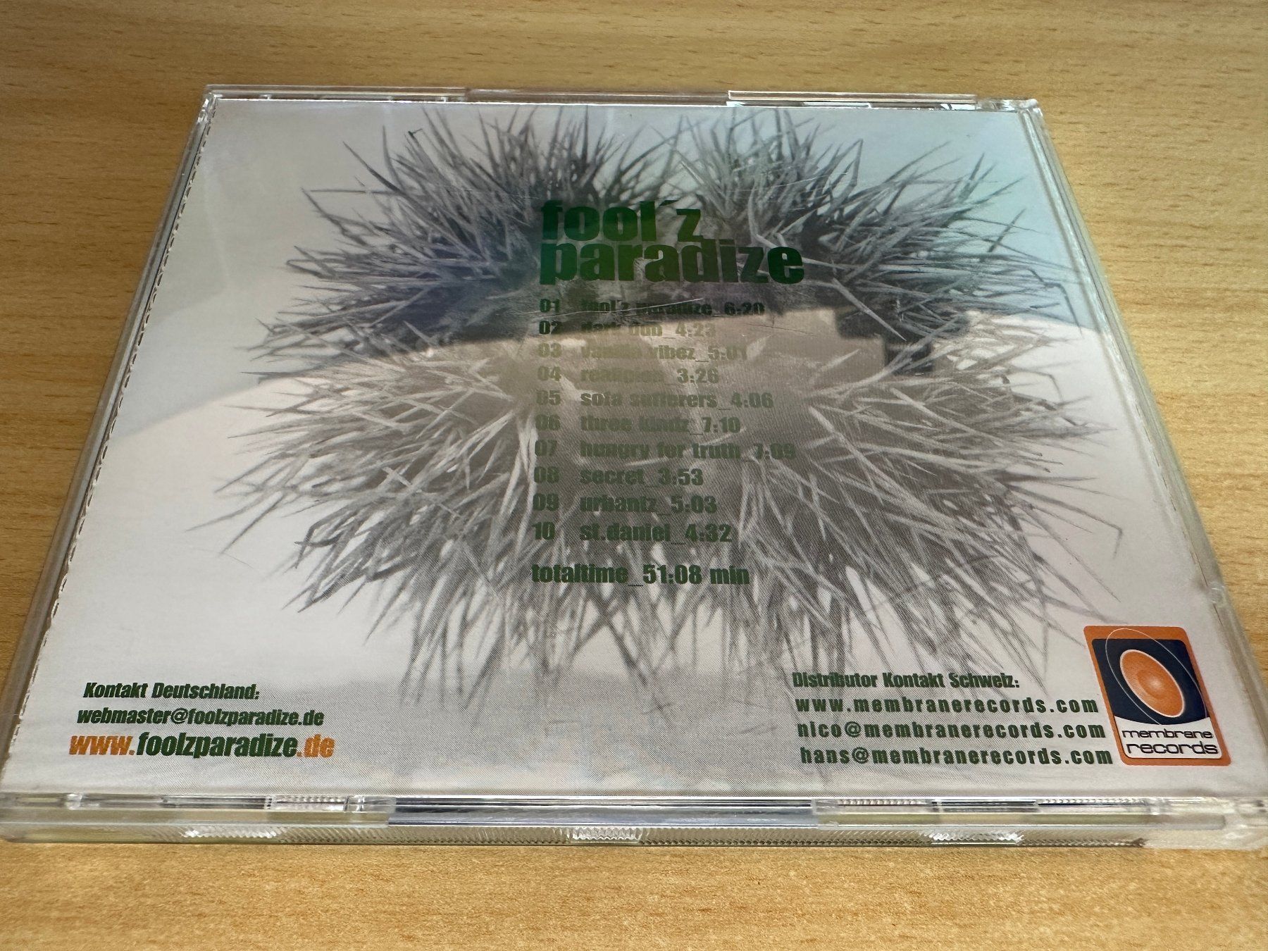 CDs: Fool'z Paradize – Fool'z Paradize – Gebraucht aus Rikon im Tösstal von Alpenmutz 1