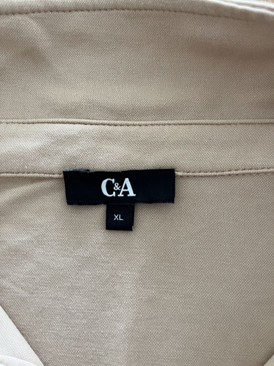 C&A Polo-Shirts: C&A Poloshirt beige Gr. XL – Gebraucht aus Herrenschwanden von Kamel1 2