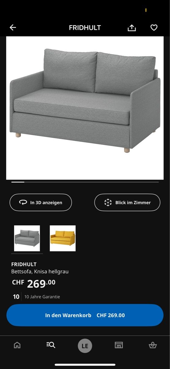 Ikea Divani: FRIDHULT IKEA Sofa – Nuovo (secondo la descrizione) da Pfungen venduto da lia_27dp 4