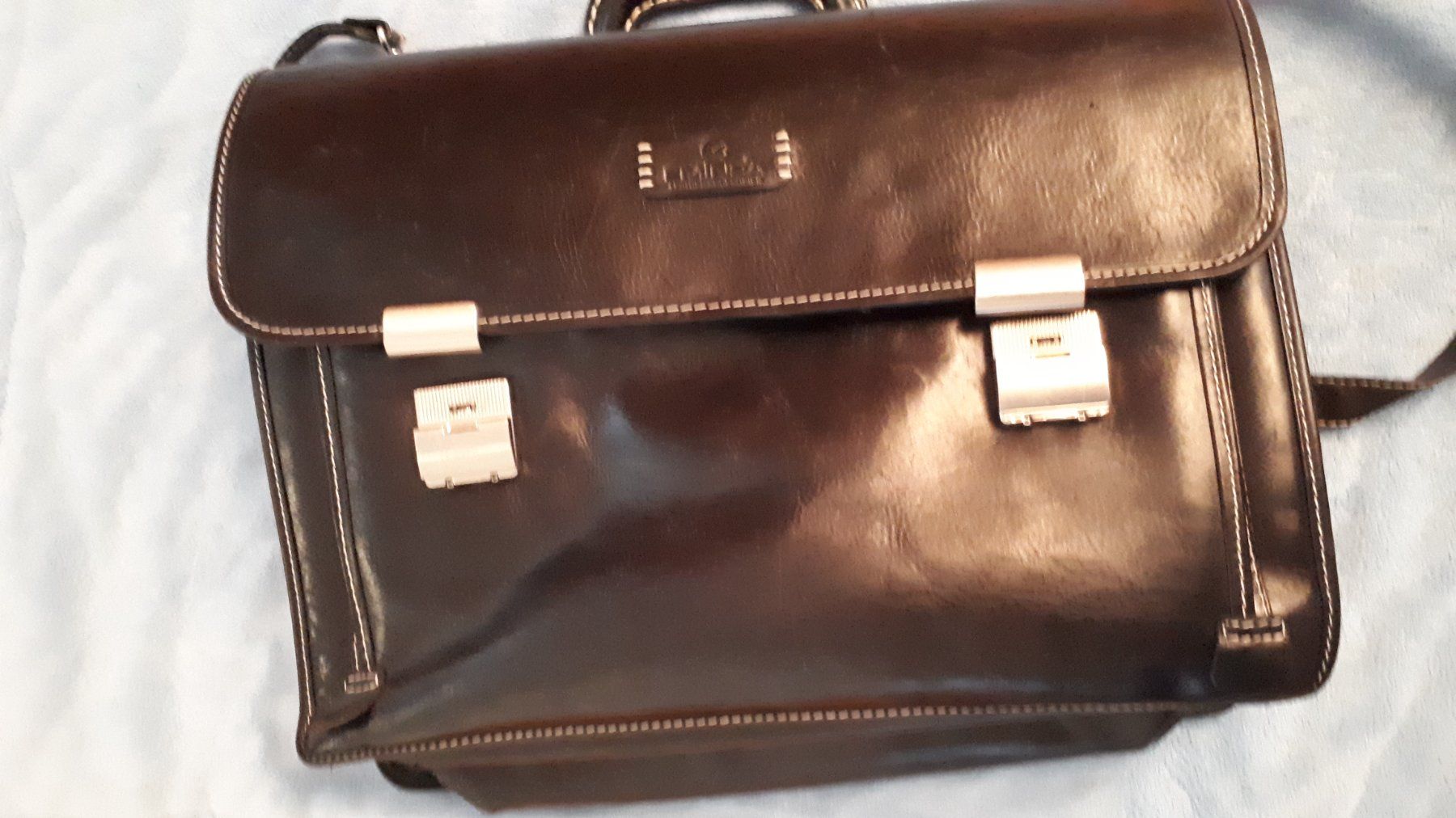 Koffer & Taschen: Herren Leder Tasche – Gebraucht aus Mülligen von PB59