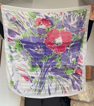 Foulard Gim Renoir vintage en soie