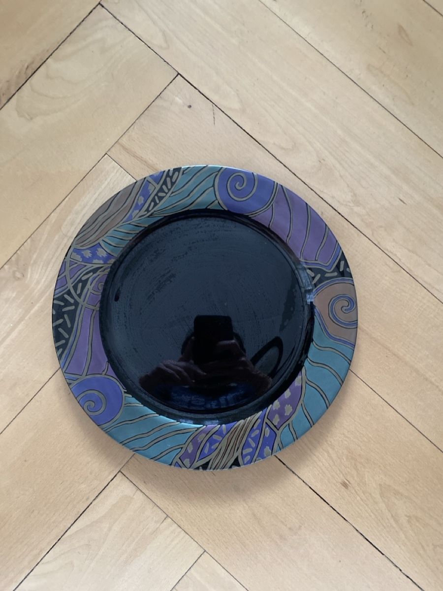 Piatti: Schöner Teller, Keramik, Durchmesser ca. 30cm – Usato da Zürich venduto da patrick8008