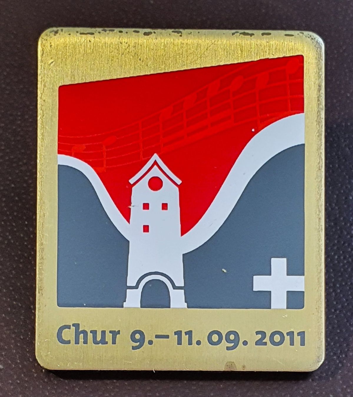 Plaketten & Abzeichen: S004 - Pin Chur 2001 Musik Fest – Gebraucht aus Reinach BL von Boston-Verkauf