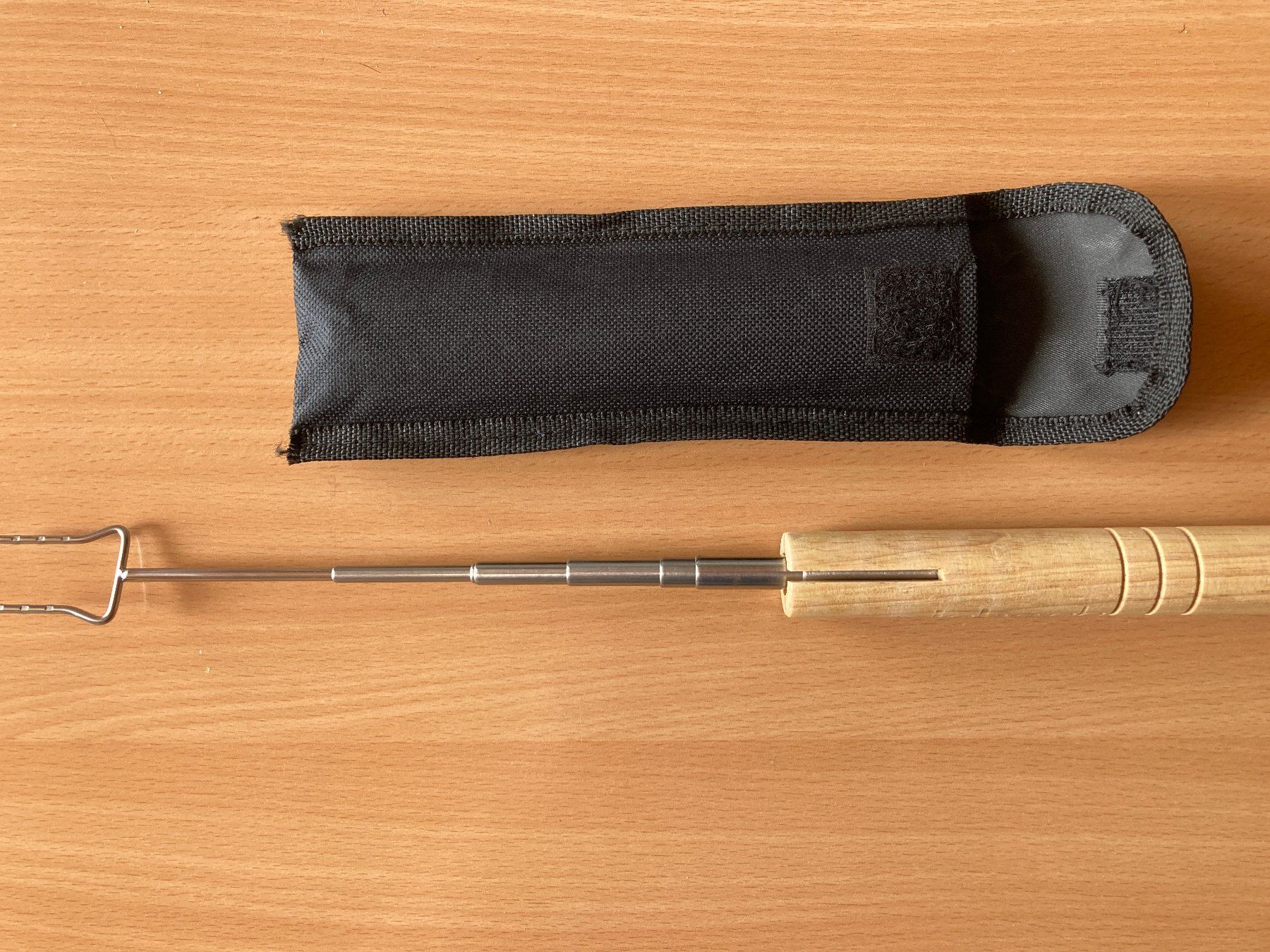 Forchette: Ausziehbare Grillgabel in Etui – Nuovo (secondo la descrizione) da Lütisburg venduto da wiesenpippau