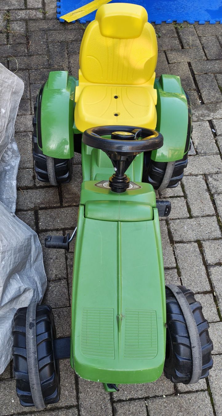 John Deere Fahrzeuge für Kinder: Tret traktor John Deere – Gebraucht aus Uerkheim von Justi.y 4