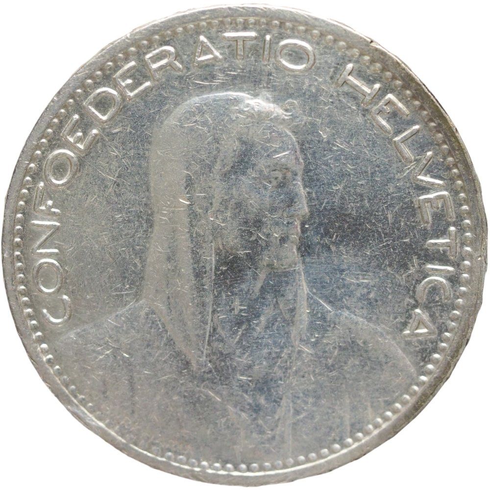 Toutes les monnaies: Schweiz 5 Franken 1923 – D'occasion à Liestal par fibonaccis