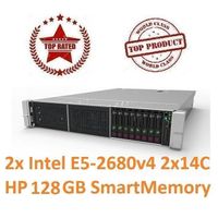 HP DL380 G9 Gen9 2x E5-2680v4 à 14 Cores / 128GB RAM / SSD