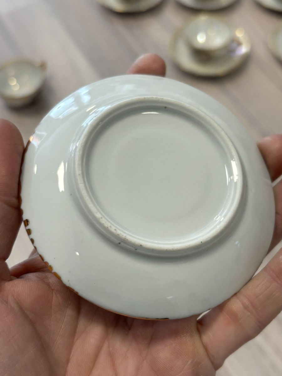 Tazze: Servizio da tè antico - Tazze e piattini eleganti e perlati! – Usato da Giubiasco venduto da cri_mzc6 6