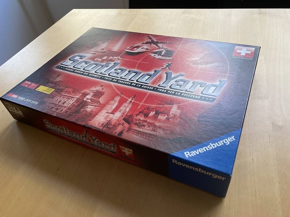 Giochi: Scotland Yard Swiss Edition  – Usato da Genève venduto da Olivi660