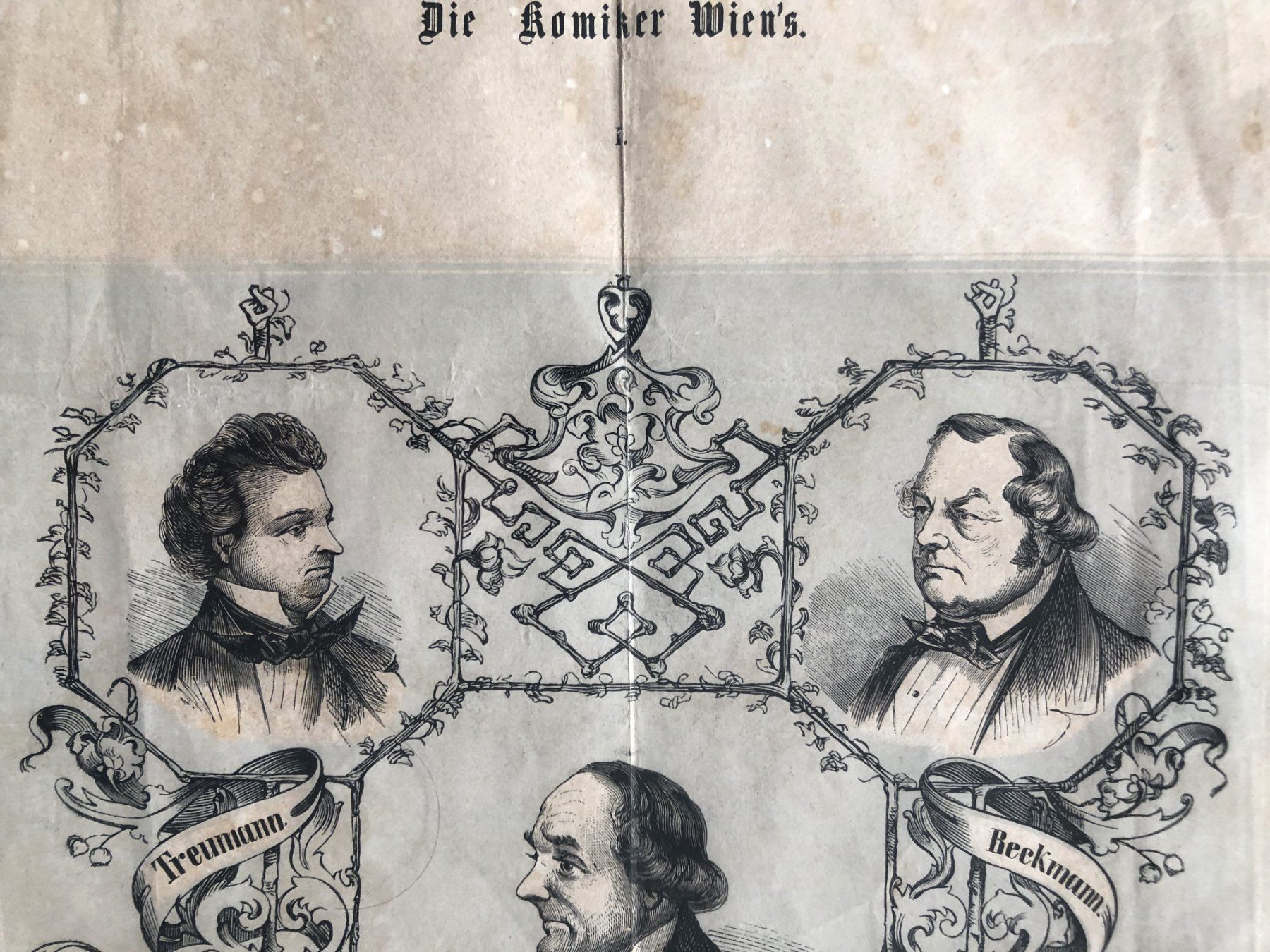 Incisioni: Antiker Stich - "Die Komiker Wiens" – Usato da Schaffhausen venduto da durruti 2