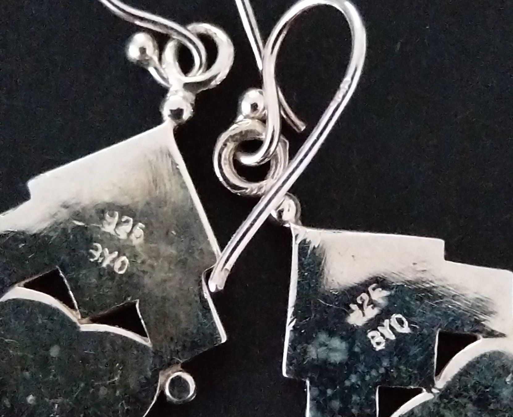 Ohrringe & -stecker: OHRRINGE MIT PERLMUTT IN 925 SILBER – Gebraucht aus Romanshorn von Glitzer-Paradies 2