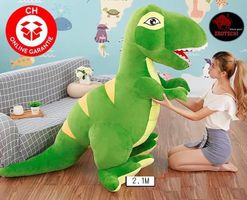 Riesen Plüsch Dinosaurier XXL Dino Spielzeug Plüschtier 2.1m