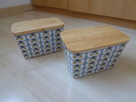 2 Vorratsbehälter Maison du Monde rechteckige Vorratsdosen