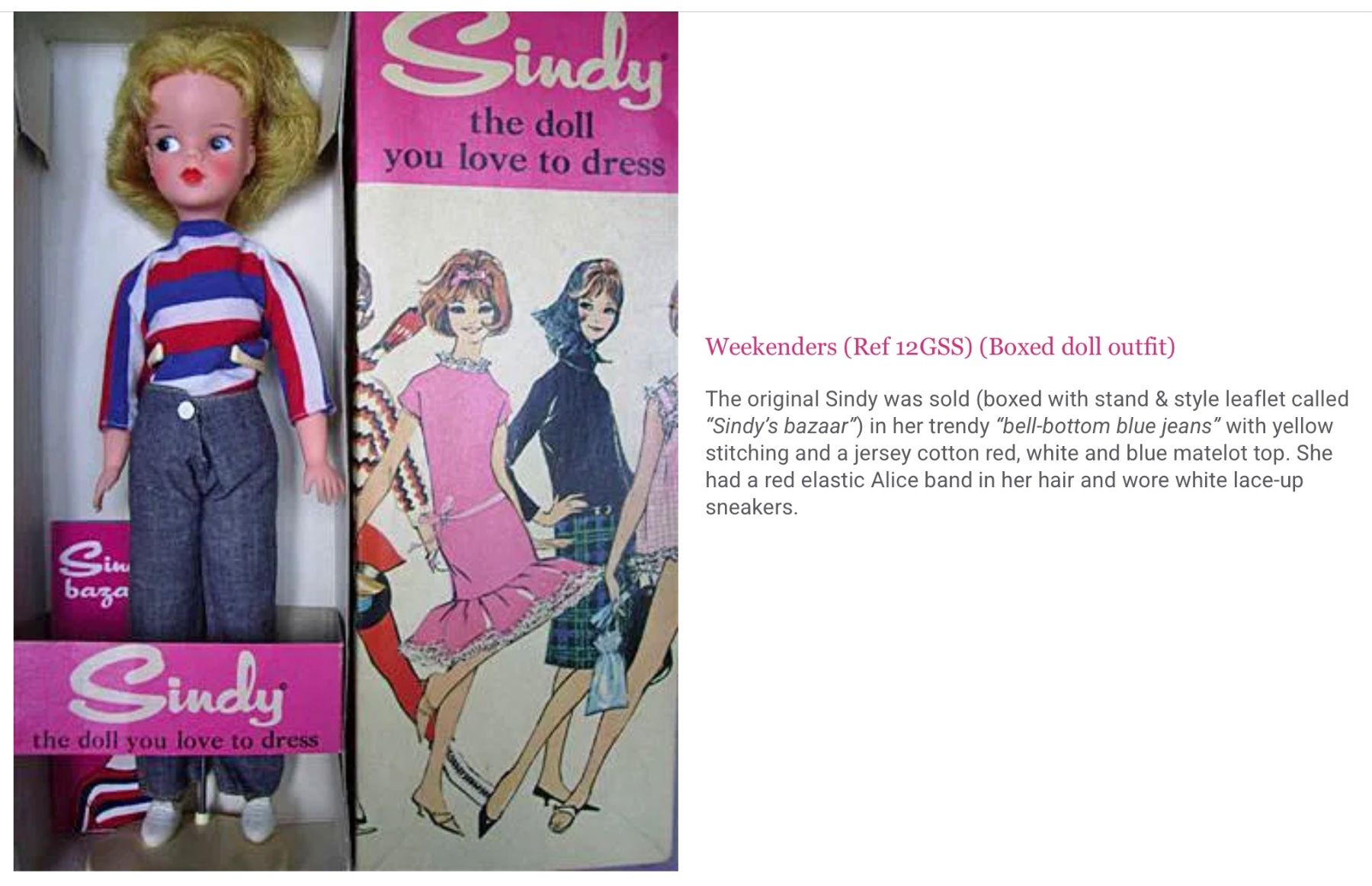 Puppen: Weekender Outfit von Sindy aus den 60ern – Gebraucht aus Birsfelden von rah_8bfj 2