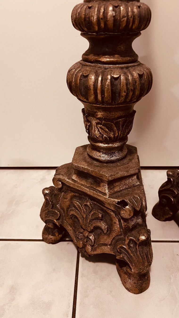 Portacandele: 2 Kerzenständer, Vintage Look – Nuovo (secondo la descrizione) da Ettingen venduto da everchip 1