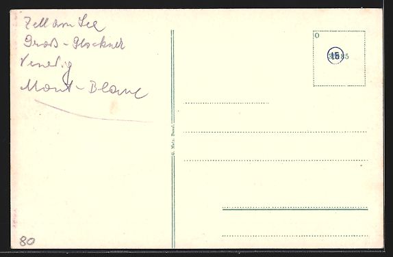 Cartoline postali: Rorschach, Hafenpartie mit Gipfelpanoram – Usato da Berlin venduto da bartko-reher 1