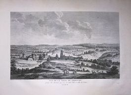 Fribourg Originalkupferstich von Le Barbier 1780