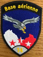 Schweizer Luftwaffe Base Aérienne 14 silber Patch