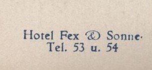 Ansichtskarten: Fextal – Gebraucht aus Aarau von kufi44 2