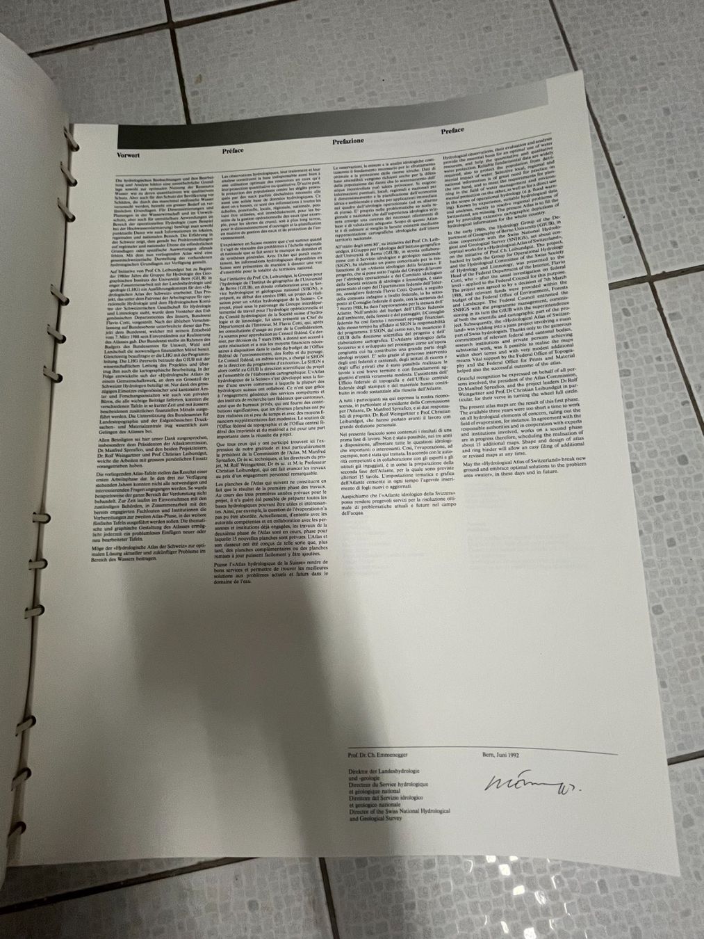 Bücher: Hydrologischer Atlas der Schweiz – Neu (gemäss Beschreibung) aus Laufen von Schmidlin 3