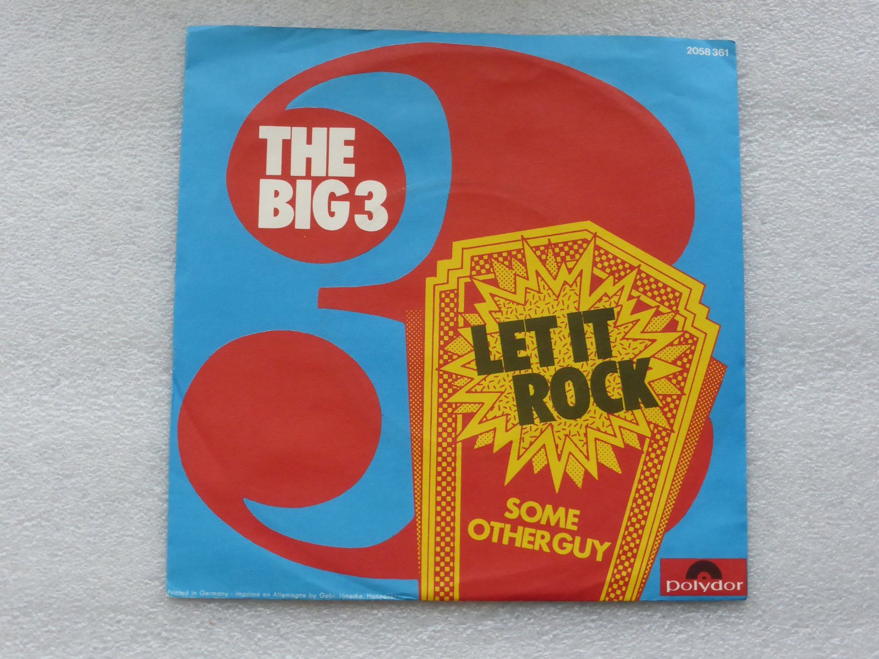 Dischi in vinile: Vinyl Single   THE BIG THREE – Usato da Küssnacht am Rigi venduto da Mondkinder