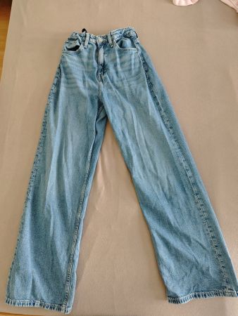 H&M Wide Leg Jeans High Waist Grösse 158