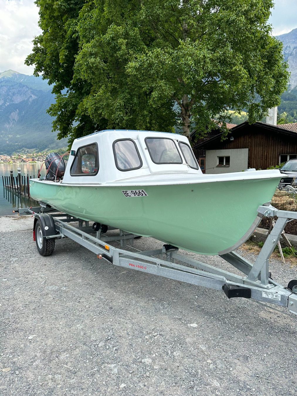 Staempfli Boote: Stämpfli A Super vent blanc Fischerboot – Gebraucht aus Hasliberg Reuti von inf_mg7k