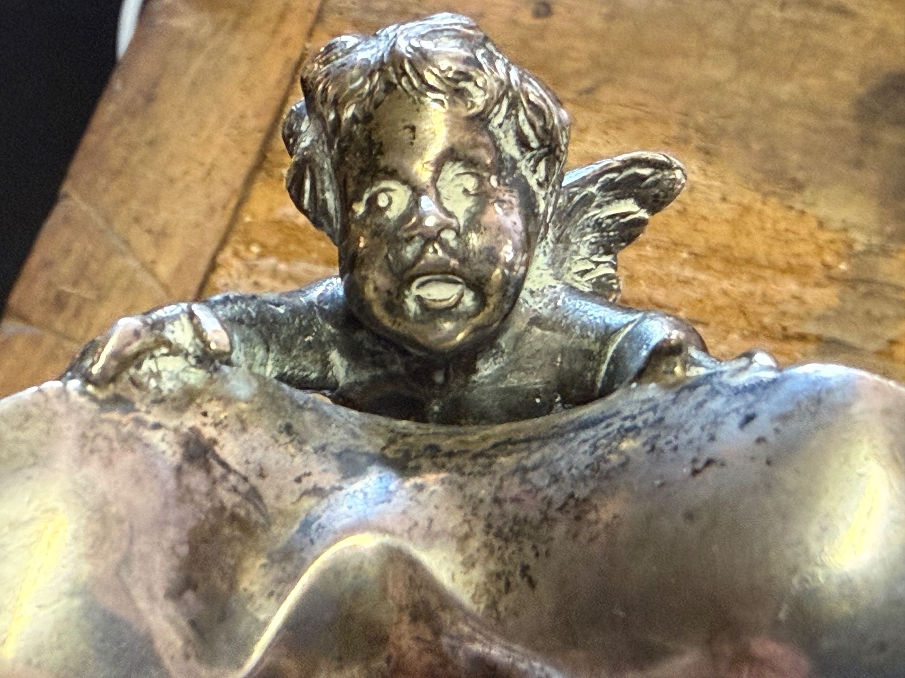Sculptures & Statues: Antike prunkvolle Kanne mit Putto wohl versilbert – D'occasion à Bern par Jwpm66 5
