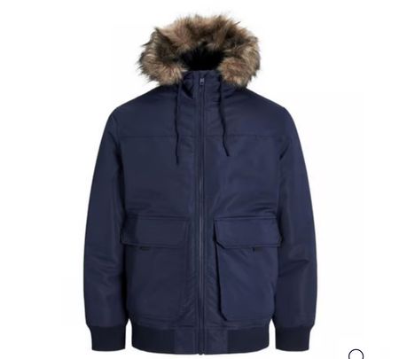 Jack & Jones Winterjacke, Navy Blazer, Grösse L, Neu!
