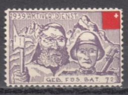 Tutti i francobolli: Infanterie Wi 419 postfrisch – Usato da Bürglen TG venduto da StampGraf
