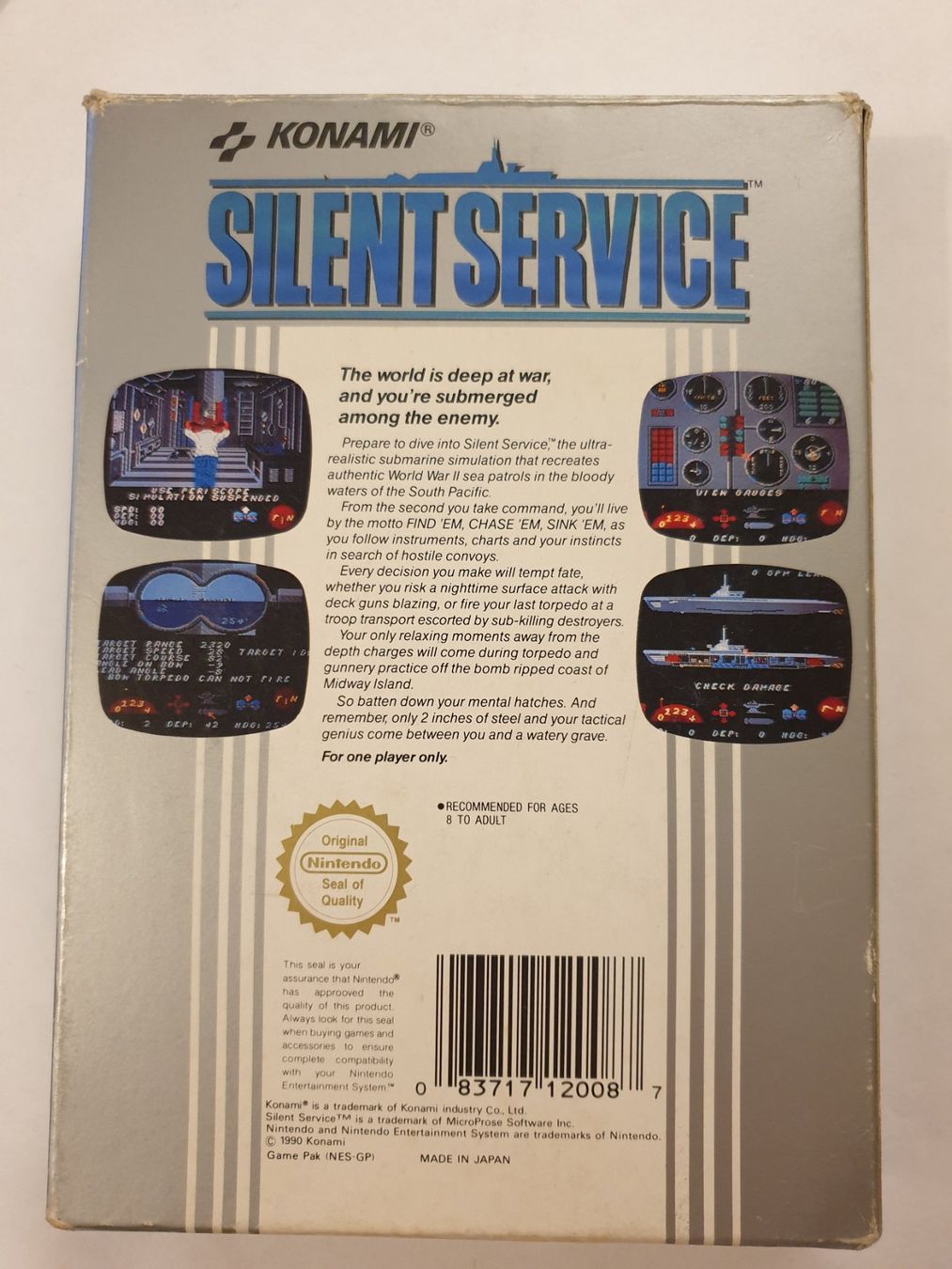 Nintendo Giochi: Nintendo / NES - Silent Service OVP – Usato da Rain venduto da Laupia 1
