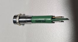 8 x Einbau-LED grün, 230 Volt