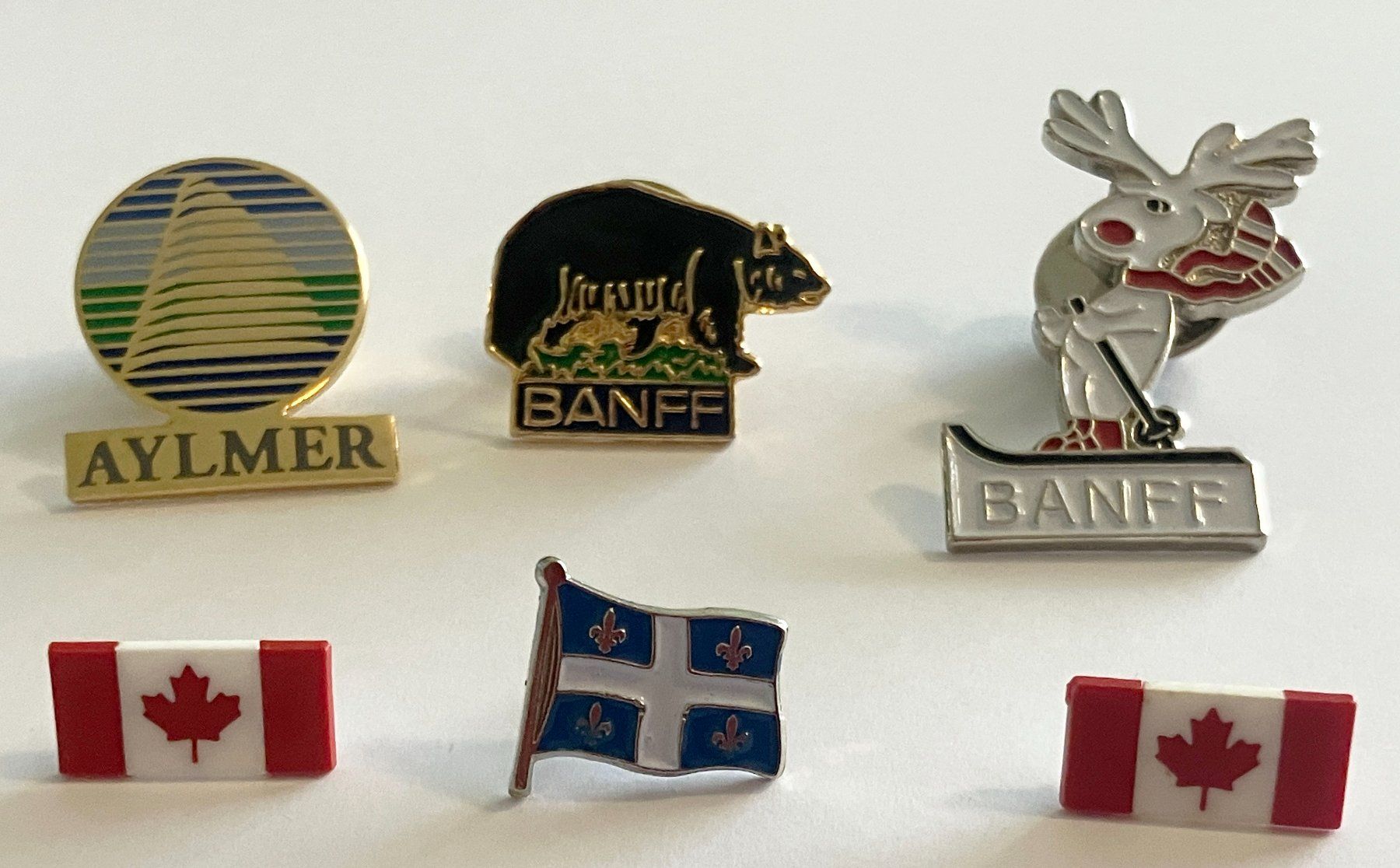 Placchette & Badge: 6 Pins Kanada Quebec Banff Aymler – Usato da Basel venduto da djwwpp