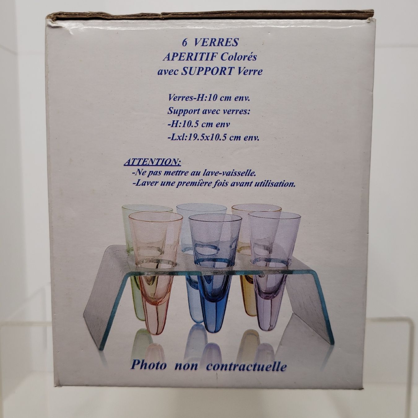 Gläser: Verre apéritif avec support – Neu und originalverpackt aus Rocourt von PapyCH 4