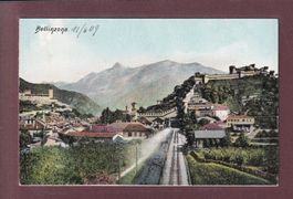 BELLINZONA - Ferrovia - 1909