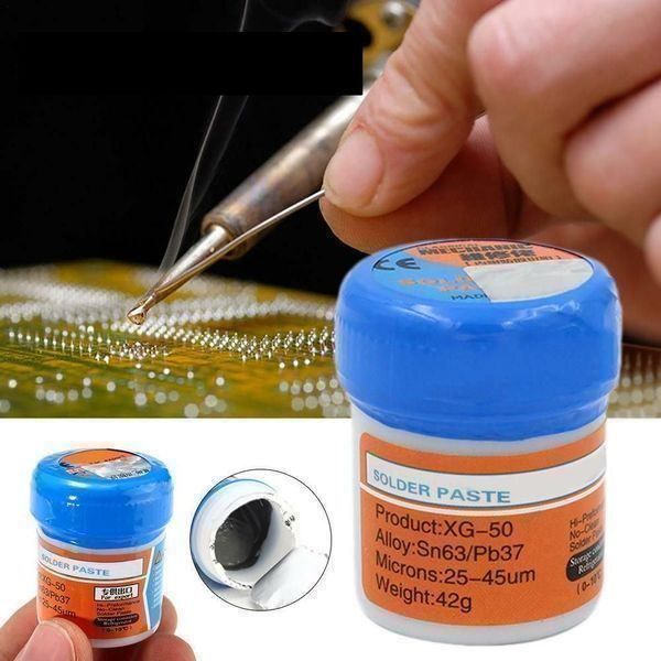 Componenti elettronici: Lötpaste 63/37, 42gr-Dose – Nuovo e nell'imballaggio originale da Luzern venduto da Salefactory 1