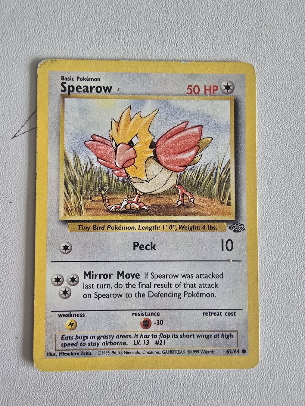 Pokémon Carte collezionabili: Pokemon, Spearow, Jungle Set, ENG – Usato da Pfäffikon SZ venduto da gmw_8nk9
