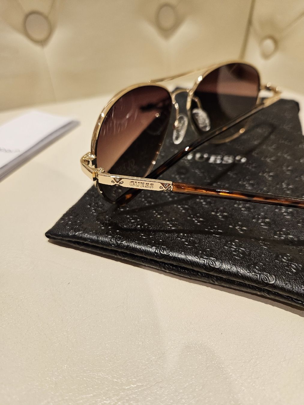 Guess Brillen & Gläser: Guess Sonnenbrille Gold Braun, Gr.60 – Neu (gemäss Beschreibung) aus Matzingen von seme_products 2