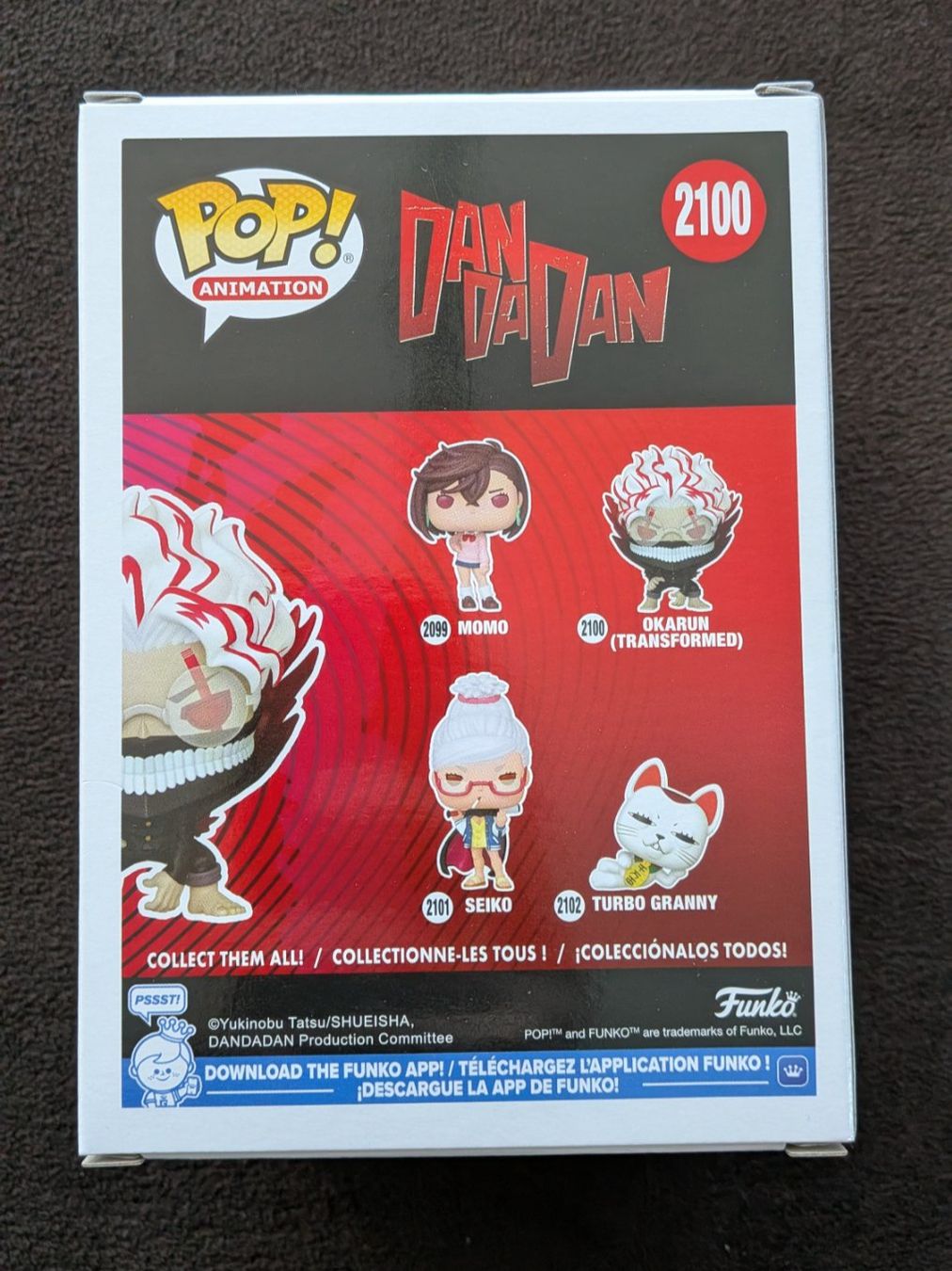 Funko Statuette: Funko Pop! Dan Da Dan - Okarun Transformed #2100 – Nuovo e nell'imballaggio originale da Obfelden venduto da RCO85 2