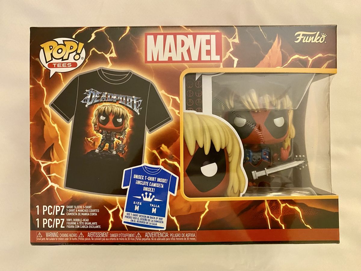Funko Figuren: Funko POP! Marvel Deadpool + T-Shirt – Neu und originalverpackt aus Oberembrach von theZaz