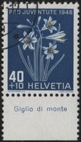 30 Rp. Paradies-Lilie mit TAB (Giglio di monte)