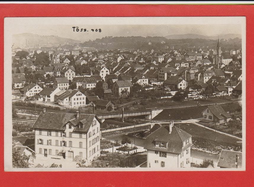 Ansichtskarten: Töss  -  4 antike Ansichtskarten 1910er/20er-Jahre – Gebraucht aus Vitznau von Ropaku 4